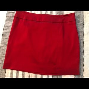 Cache red mini skirt